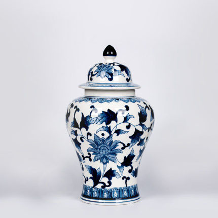 Ceramics sitting room place, a new Chinese blue and white porcelain vase household act the role ofing is tasted decorate ceramic vase