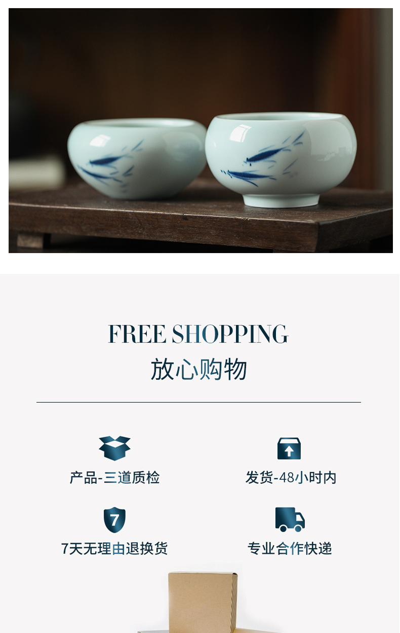 Jingdezhen ceramics ashtray creative move fashion wind restoring ancient ways large living room home office decoration