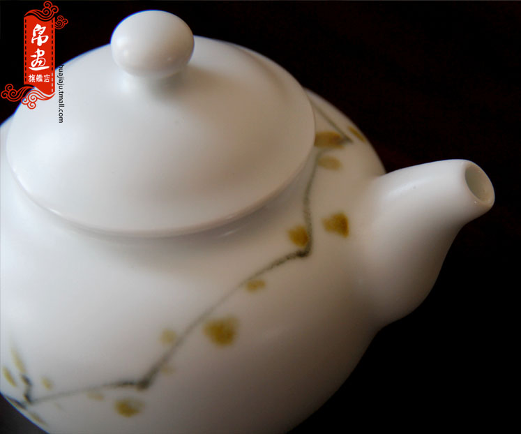 Clearance of jingdezhen ceramic mini huai single pot of tea pot porcelain teapot kung fu tea pot single pot