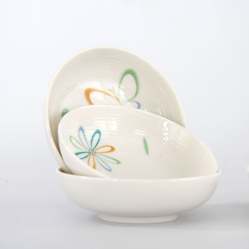 The cost of clearance price ceramic bowl household to eat bread and butter plate character express cartoon cutlery dishes