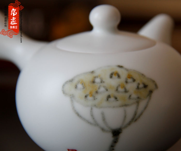 Clearance of jingdezhen ceramic mini huai single pot of tea pot porcelain teapot kung fu tea pot single pot