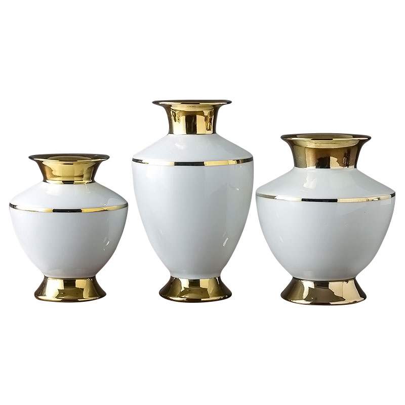 Light key-2 luxury jingdezhen ceramic vase villa furnishing articles between example Europe type TV ark, wine cabinet decoration home decoration