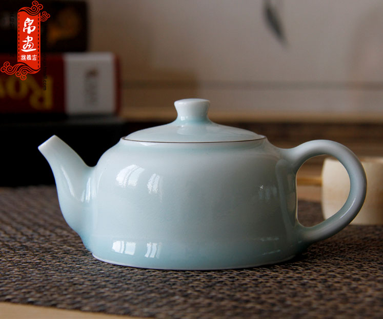 Clearance of jingdezhen ceramic mini huai single pot of tea pot porcelain teapot kung fu tea pot single pot