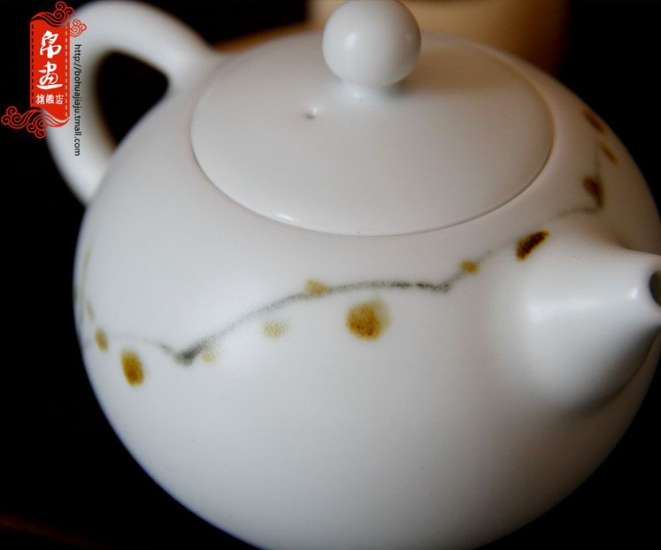 Clearance of jingdezhen ceramic mini huai single pot of tea pot porcelain teapot kung fu tea pot single pot