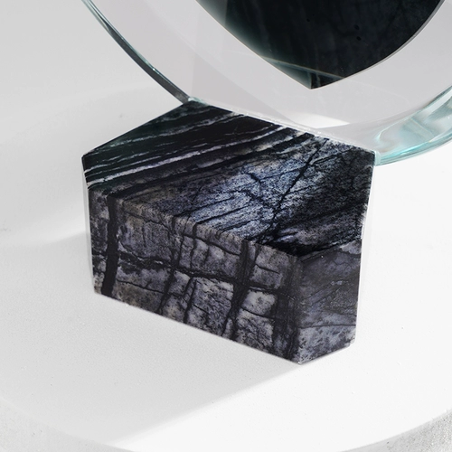 Мраморный щит Crystal Trophy Custom -Made Medals Creative Personaly Ветераны вспоминают пенсию старый настольный теннис, чтобы отправить товарищей по украшению