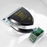 Мраморный щит Crystal Trophy Custom -Made Medals Creative Personaly Ветераны вспоминают пенсию старый настольный теннис, чтобы отправить товарищей по украшению