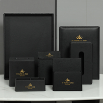 Paper Towel Box Hotel Guesthouse Napkin Box Custom Logo Five Star Guest Room Special Tray Poop Sign Book for Business