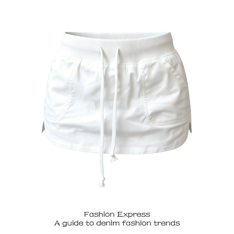 Trendy Skirt Pants for Women 2026 New Summer Short Workwear High-Waisted Design Stylish Casual Half Skirt Pants