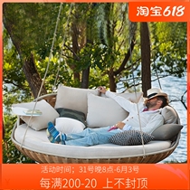 Outdoor Autumn Thousands Adults Hammock Bed Double Sleeping Room Single Round Hammock Room Home Home Basket Rattan choreographer Hanging Chair Balcony