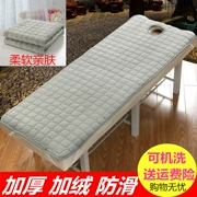 Thẩm mỹ viện pháp luật Levin nhung nệm pad không trượt thảm massage giường chăm sóc sắc đẹp khử trùng dày pad bảo vệ miễn phí vận chuyển - Nệm