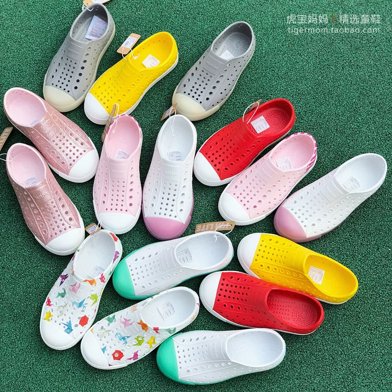 [美国采购加拿大潮牌NATIVE SHOES童鞋男女童洞洞鞋沙滒凉鞋]