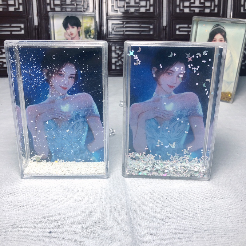 Polaroid 3inch Creative Photo Frame Quicksand Photo Frame Birthday Gift Acrylic Photo Frame Pattern 