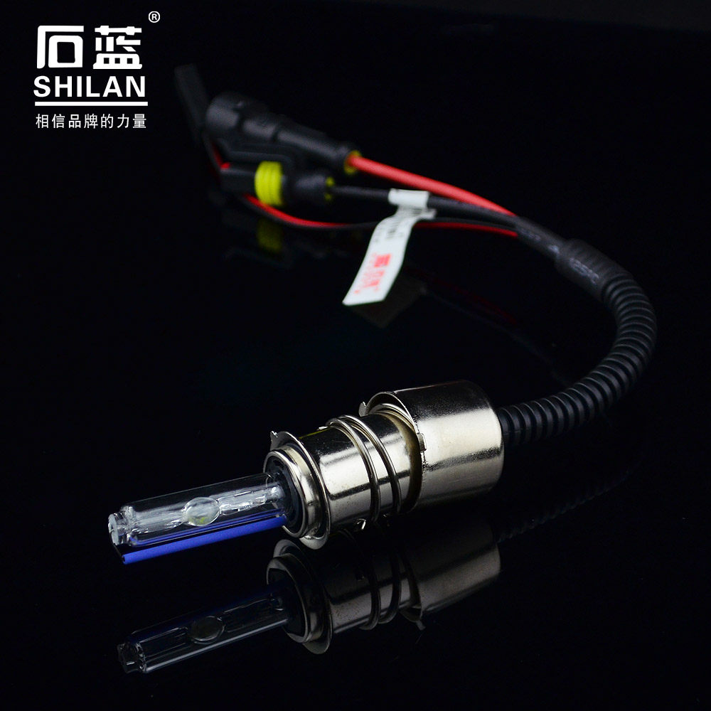 Shi Blue Taixing 12 Volt Locomotive 55W Living Room H6 is close to light angle bulb line assembly electric car clamping accessories