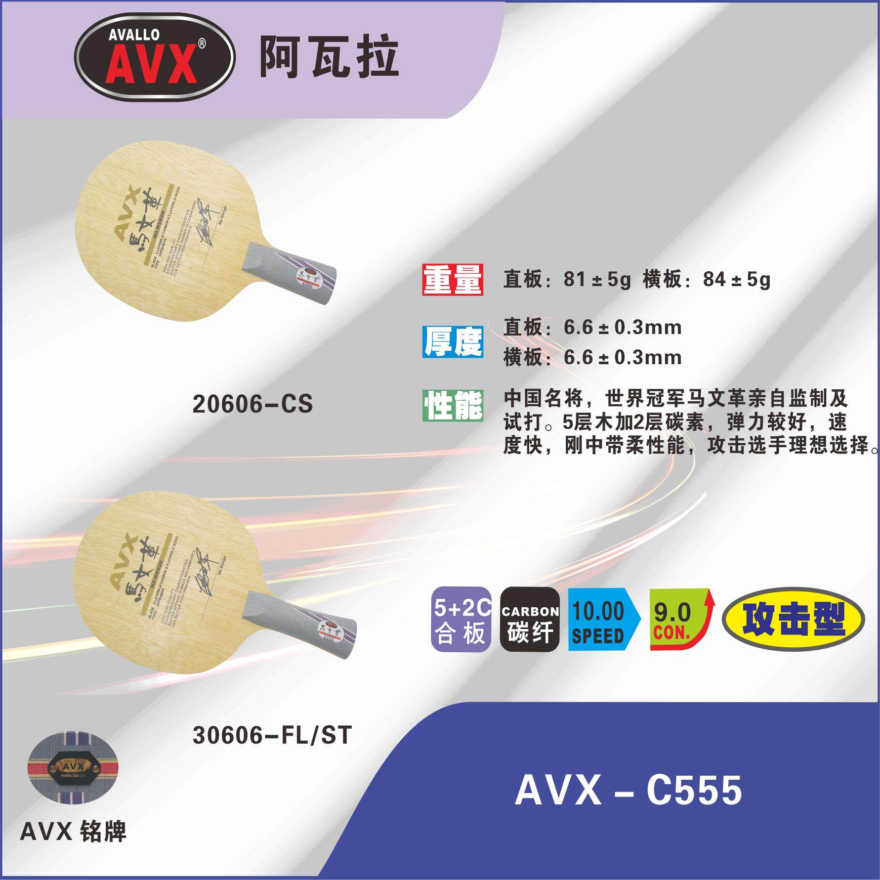 Стол для настольного тенниса Avala AVX C555 carbon floor 5+2 чемпион мира Ма Вэньчжи лично изготовил и опробовал Изображение 1