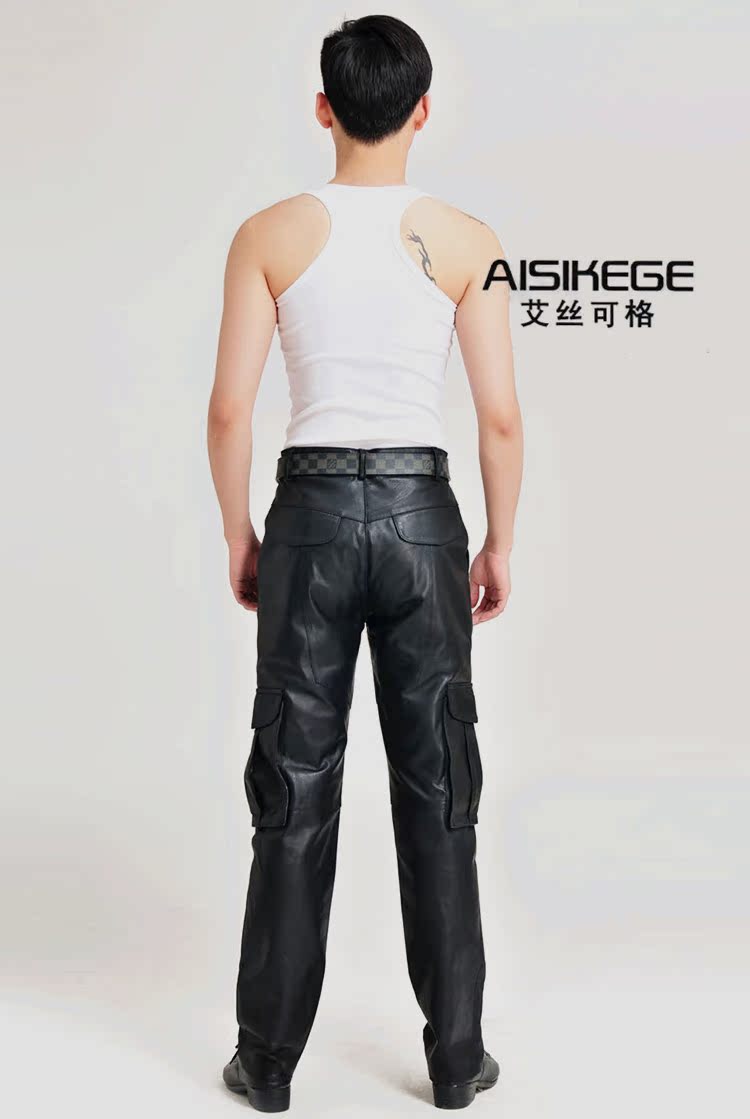 Pantalon cuir homme en vrac pour adolescent pour hiver - Ref 1491817 Image 13