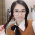 Net đỏ von Timo với kính retro khung tròn lớn kim loại kính khung Prince Prince khung nam và nữ thủy triều phẳng gương kính em bé Kính