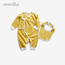 Baby conjoined clothes spring and autumn boneless sewing long sleeve monk clothes newborn clothes autumn newborn baby kimono