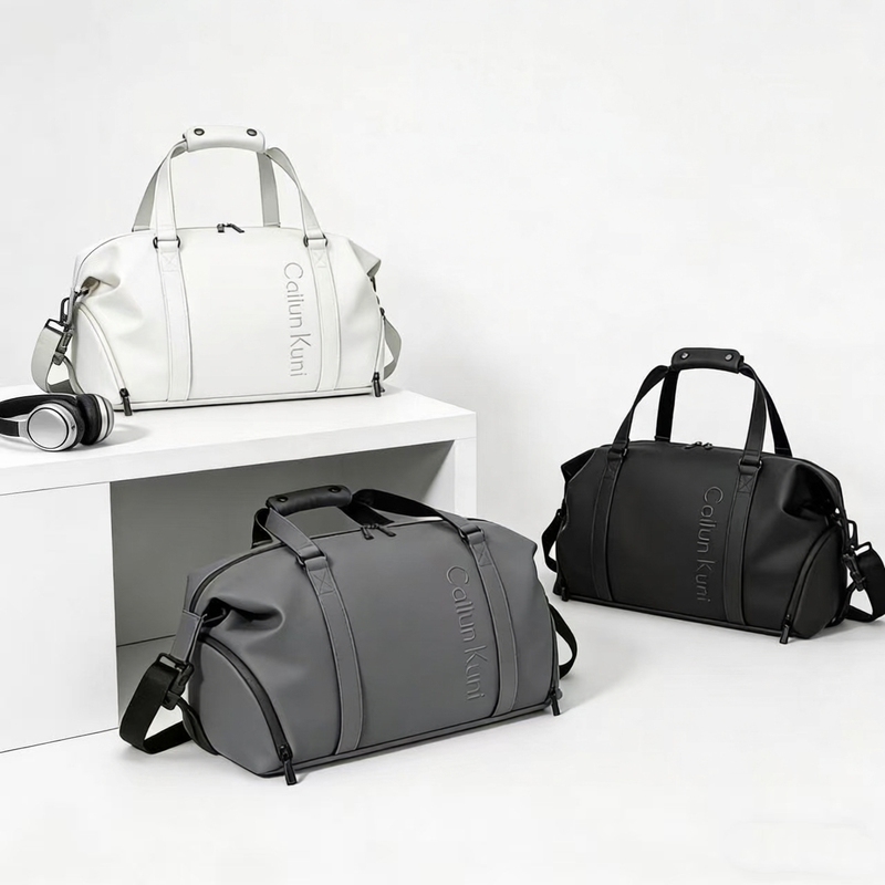 Cateikarrui Satchel Travel Bag for Men, Large-Capacity Short-Distance Business Trip Luggage Bag, Sports Lightweight Fitness Bag for Women Cateikarrui Satchel Travel Bag for Men, Large-Capacity Short-Distance Business Trip Luggage Bag, Sports Lightweight Fitness Bag for Women
