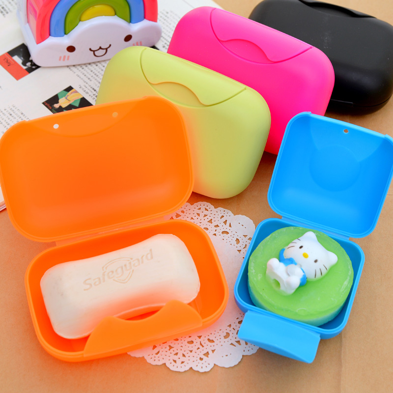 Waterproof with lock-button box Travel mini portable fragrance box plastic creative with lid sealed cartridge