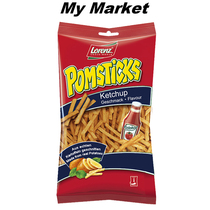 Lorenz Pomsiticks Ketchup Chips 100g Germany Lorenz tomato flavor fine fries