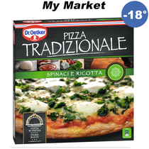 Dr OetkerPizza Spinach Ricotta oteer stone stove pizza cheese Spinach flavor