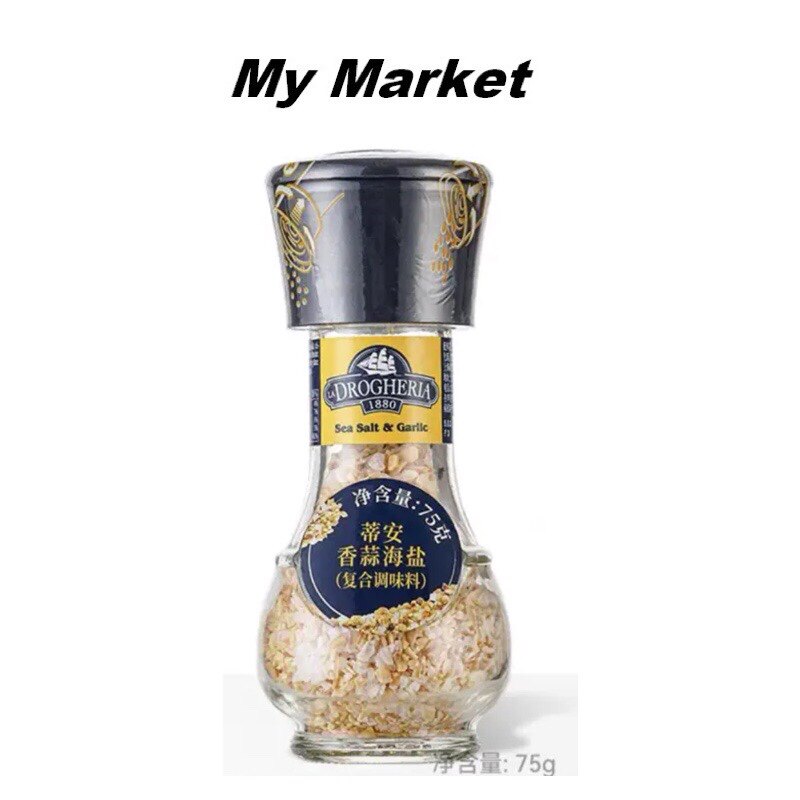 Drogheria Sea Salt Garlic 75g Fragrant Garlic Sea Salt Composite Seasoned Sauce-Taobao