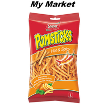 Lorenz Pomsticks Hot Chips 100g Germany Lorenz pepper fine fries