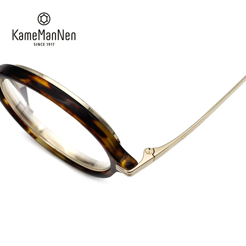 Renye -eye KAMEMANENen Wannian ретро plate титановая миопия отвергает KMN140