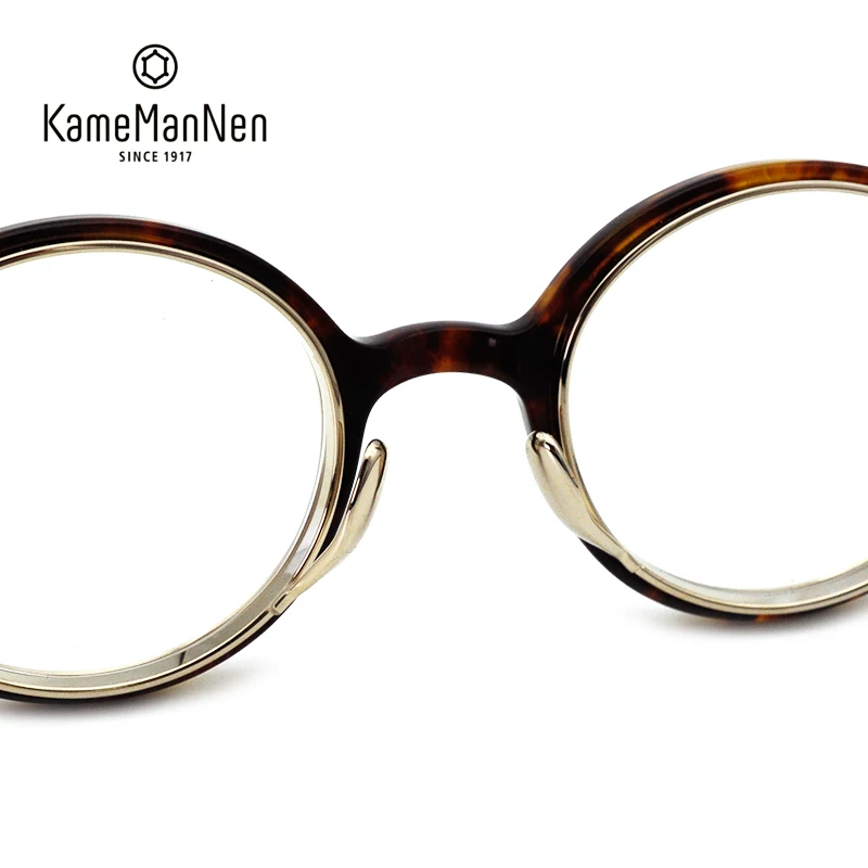 Renye -eye KAMEMANENen Wannian ретро plate титановая миопия отвергает KMN140