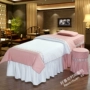 Beauty khăn trải giường gia đình bốn châu Âu cao cấp salon massage bông ren bedspread vẻ đẹp dành riêng áo khoác bông đơn giản - Trang bị tấm ga giường spa giá rẻ