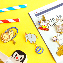Cosmos new UPICK cute brooch Dream Circus rabbit metal pin pin bag decoration