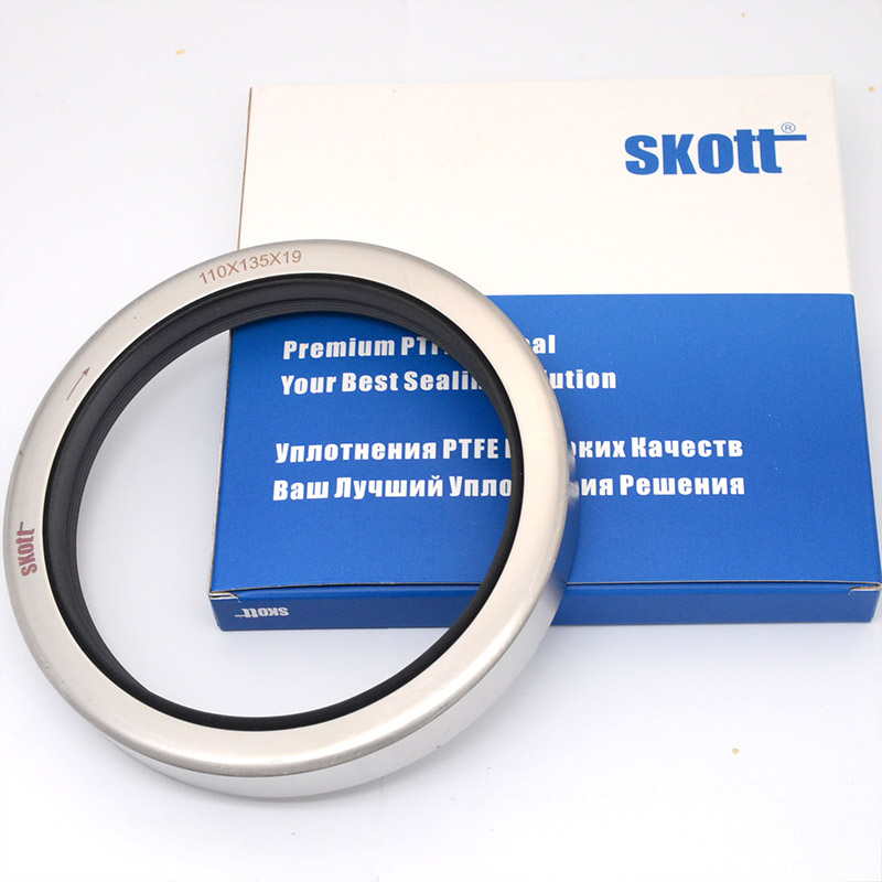 British skott imported stainless steel oil seal double shaft high-speed shaft corrosion-resistant Teflon seal shaft diameter 115