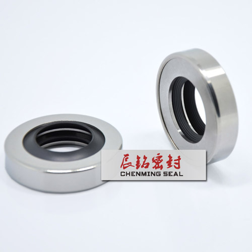304 stainless steel lip outer skeleton oil seal high temperature resistant wear-resistant tetrafluoroethylene rotary seal non-standard customization