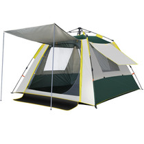 Tent Outdoor Fully Automatic 3-4 People Camping Thickened 2 Double Family Camping Field Beach Anti-Rainstorm Supplies