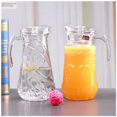 (12 pieces) teapot cold kettle large capacity duckbill pot tea cup glass juice cool white open Pot Pot