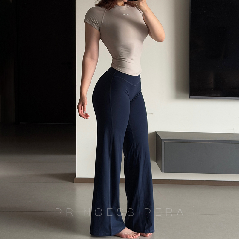 Sweet Pear 9 Colors! Oner Mid-Waist Straight-Leg Pants Softmotion Summer Sports Pants Brushed Fabric Butt-Lifting Fitness Pants for Women Sweet Pear 9 Colors! Oner Mid-Waist Straight-Leg Pants Softmotion Summer Sports Pants Brushed Fabric Butt-Lifting Fitness Pants for Women
