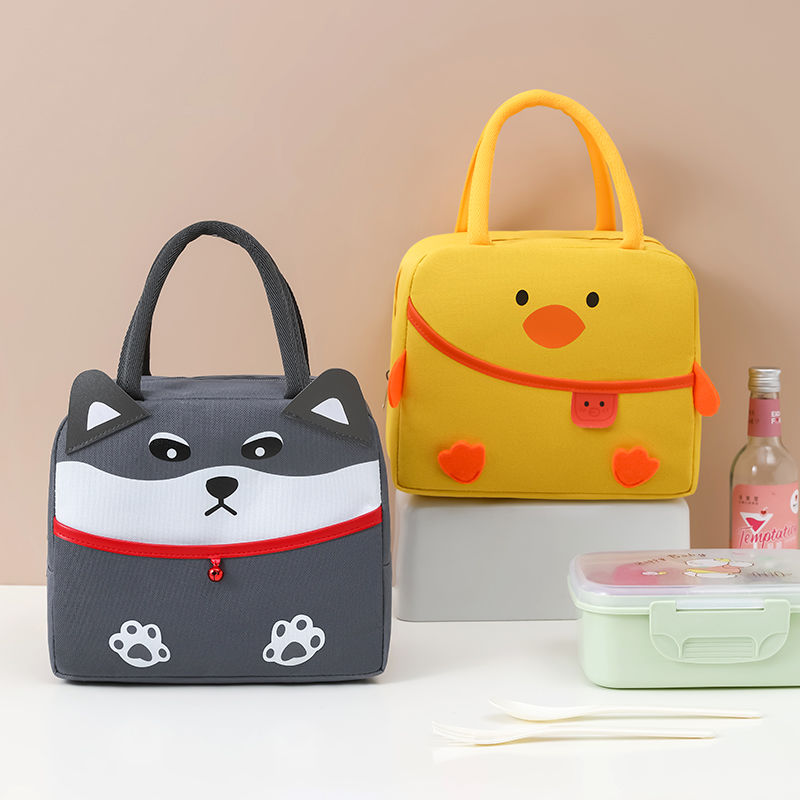 Lunch Box Bag Lunchbox Office Handbag Office Workers With Rice Handbags Children Elementary School Kids Lunch Bag Aluminum Foil Insulation Bags 
