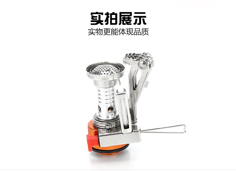 Đầu bếp lõm ngoài trời mini Đầu bếp có thể đóng mở ngoài trời bếp lò bếp gas với đánh lửa điện tử - Bếp lò / bộ đồ ăn / đồ nướng dã ngoại bếp gas mini nhỏ gọn
