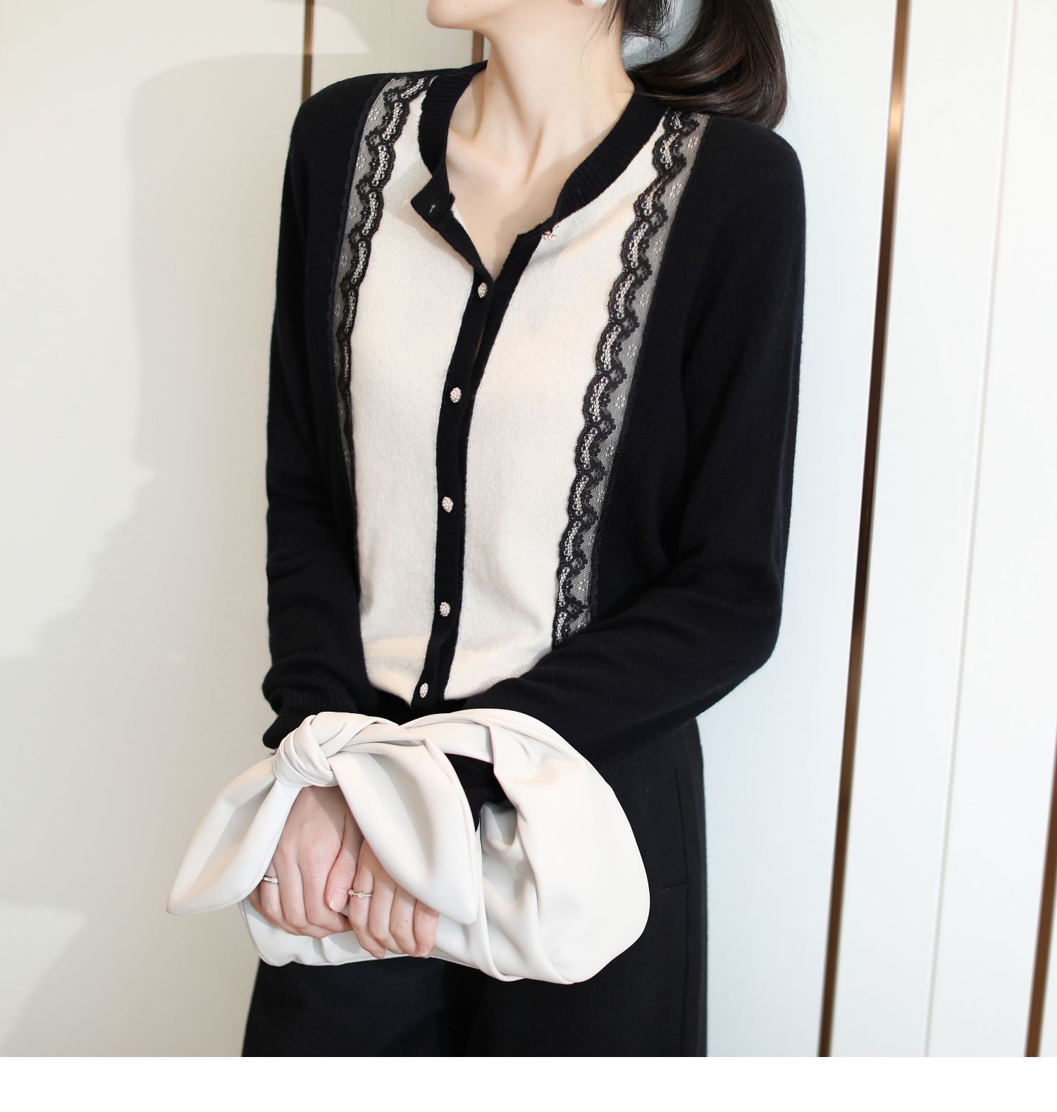 新品 蕾丝衫通勤单件长袖打底衫衣服韩版女装罩衫美丽YXG8801_xiao6483430