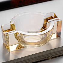 CIGARLOONG cigar ashtray crystal large diameter smoke tank easy to clean smoke extinguisher CLG-22IAB1