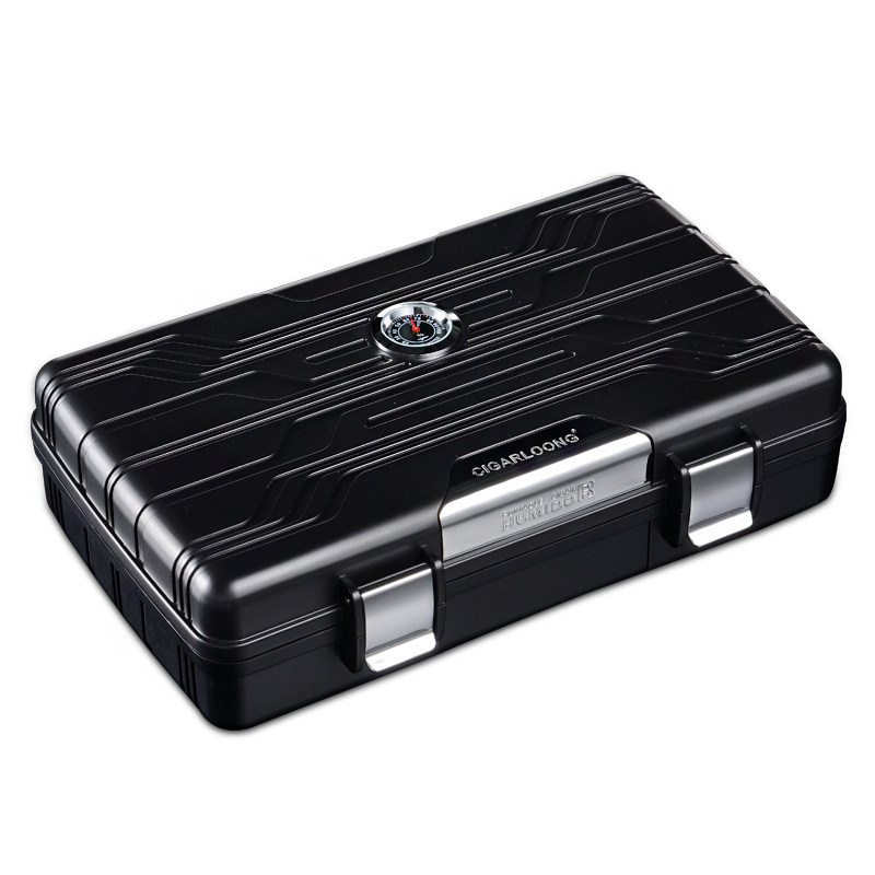 Garron cigar sealed humidor 10 sets portable double-slot lined sponge cigarette case storage cigarette case