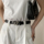 Корейский покупательский ремень GP leather D в американском ретро стиле y2k hot girl jeans belt fashion all-match cleanfit mini 3