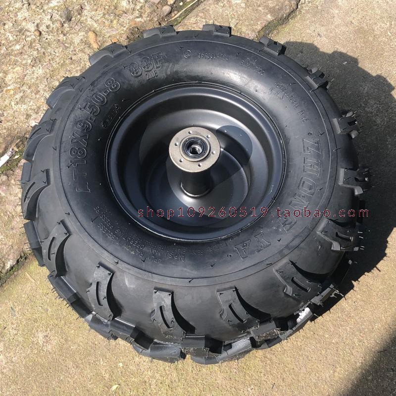 Sửa đổi phụ kiện xe bốn bánh ATV Harley phụ kiện xe điện 18X9.50-8 inch lốp rộng chân không bánh xe lốp - Lốp xe máy lốp không săm xe máy air blade