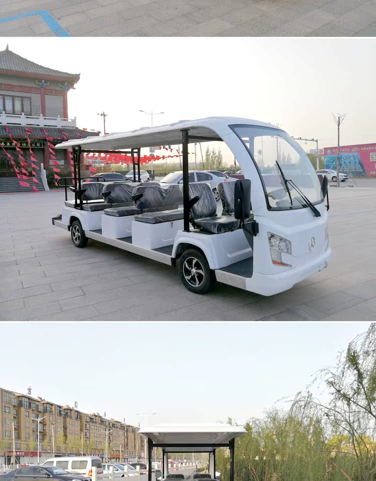 Xe bốn bánh tham quan khu vực ngắm cảnh công viên bất động sản tiếp tân bất động sản an ninh tuần tra ắc quy để xem xe 11 chỗ 14 - Xe đạp điện xe máy 3 bánh