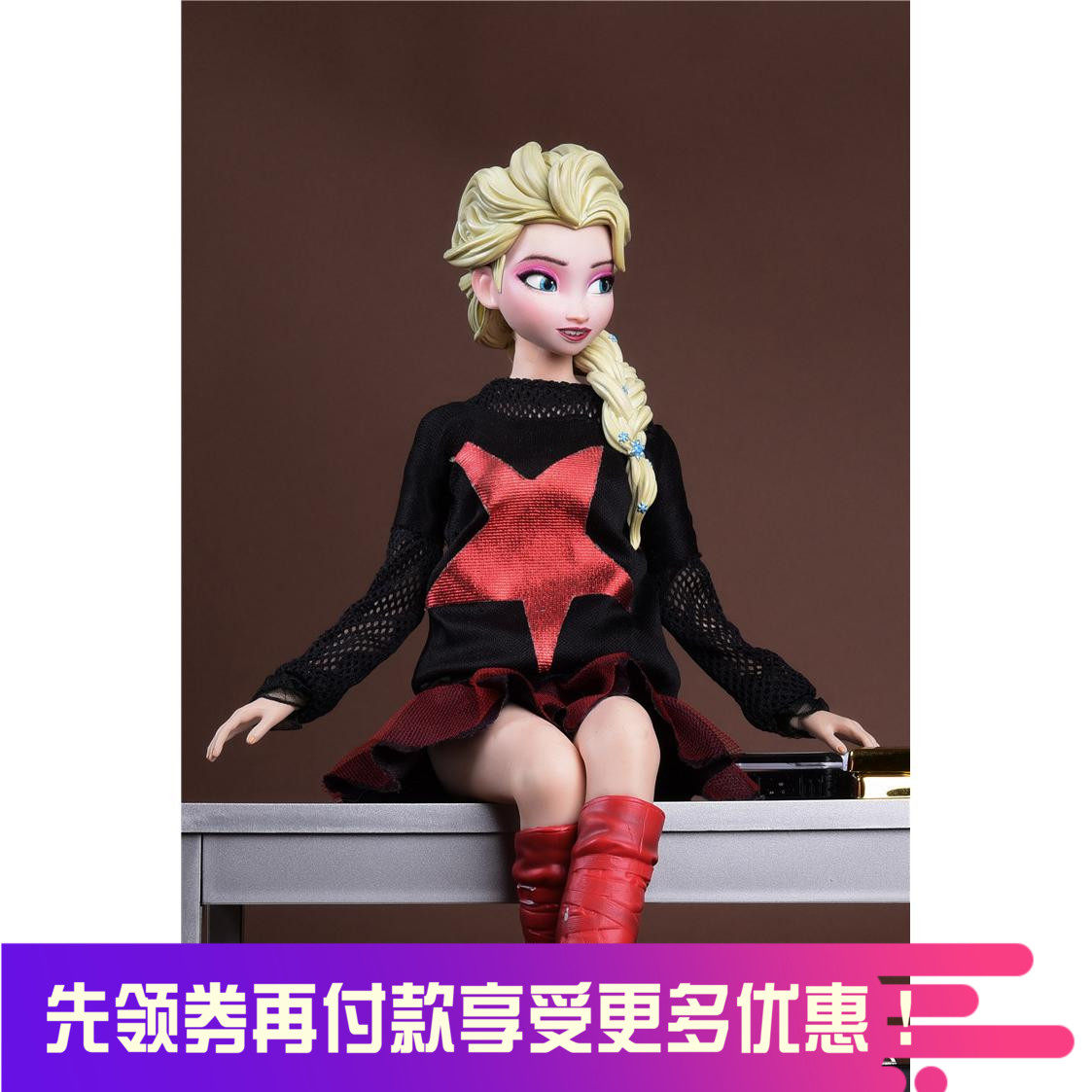 ASTOYS 1 6 soldiers head carved AS043 movable eye-head carved ice queen Aisha Aesha three spots