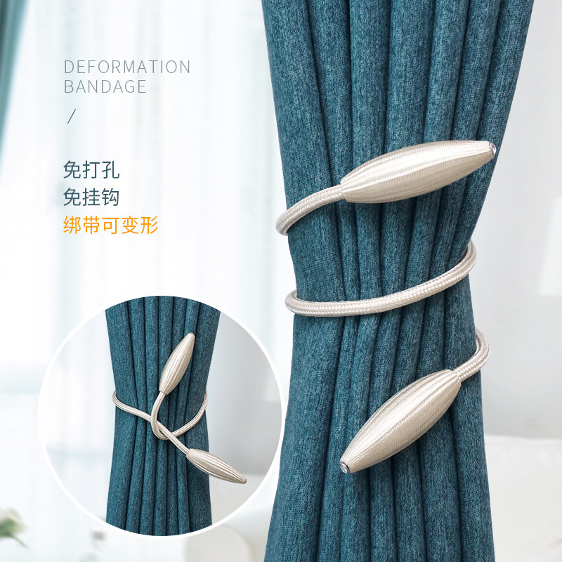 Curtain Strap Pair Casual Styling Curtain Buckle Creative Curtain Lacing Cute Curtain Clips Han Style Curtain Tie