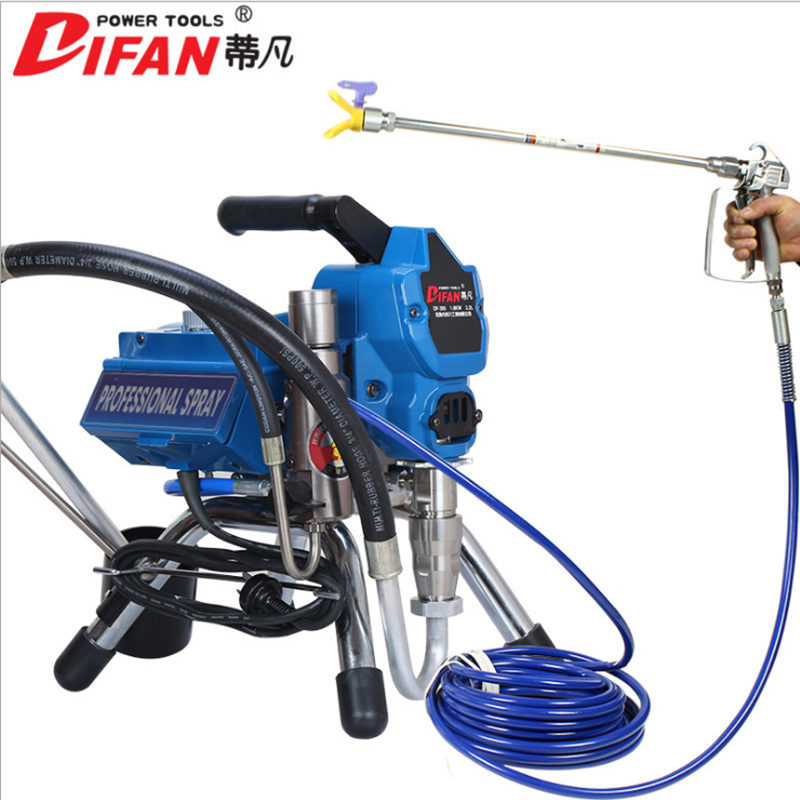 Tivan Electric High Pressure Airless Spray Coating Machine Milky Paint Spray Coating Machine External Wall Paint Spray Coating Tool