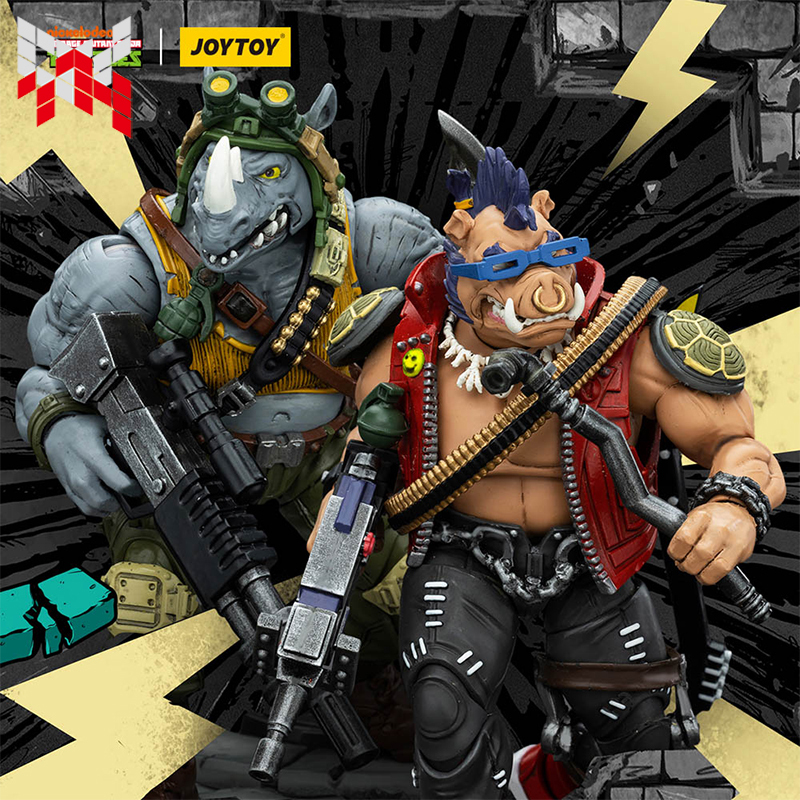 Joytoy Dark Source 1/18 Teenage Mutant Ninja Turtles Bebop Rocco Deidai Action Figure Collectible Model in Stock Joytoy Dark Source 1/18 Teenage Mutant Ninja Turtles Bebop Rocco Deidai Action Figure Collectible Model in Stock