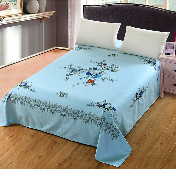 Một mảnh bông trải giường giường đôi chăn đơn 1.5 / 1.8m mét khăn trải giường ký túc xá mercerized bông - Khăn trải giường drap giường