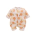 Quần áo mùa thu và mùa đông 3 jumpsuit cotton mỏng 6 quần áo sơ sinh ra quần áo nam và nữ romper quần áo mùa đông quần áo bé trai Áo liền quần